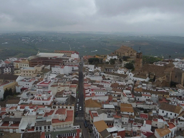 Vistas aéreas de la terminación municipal