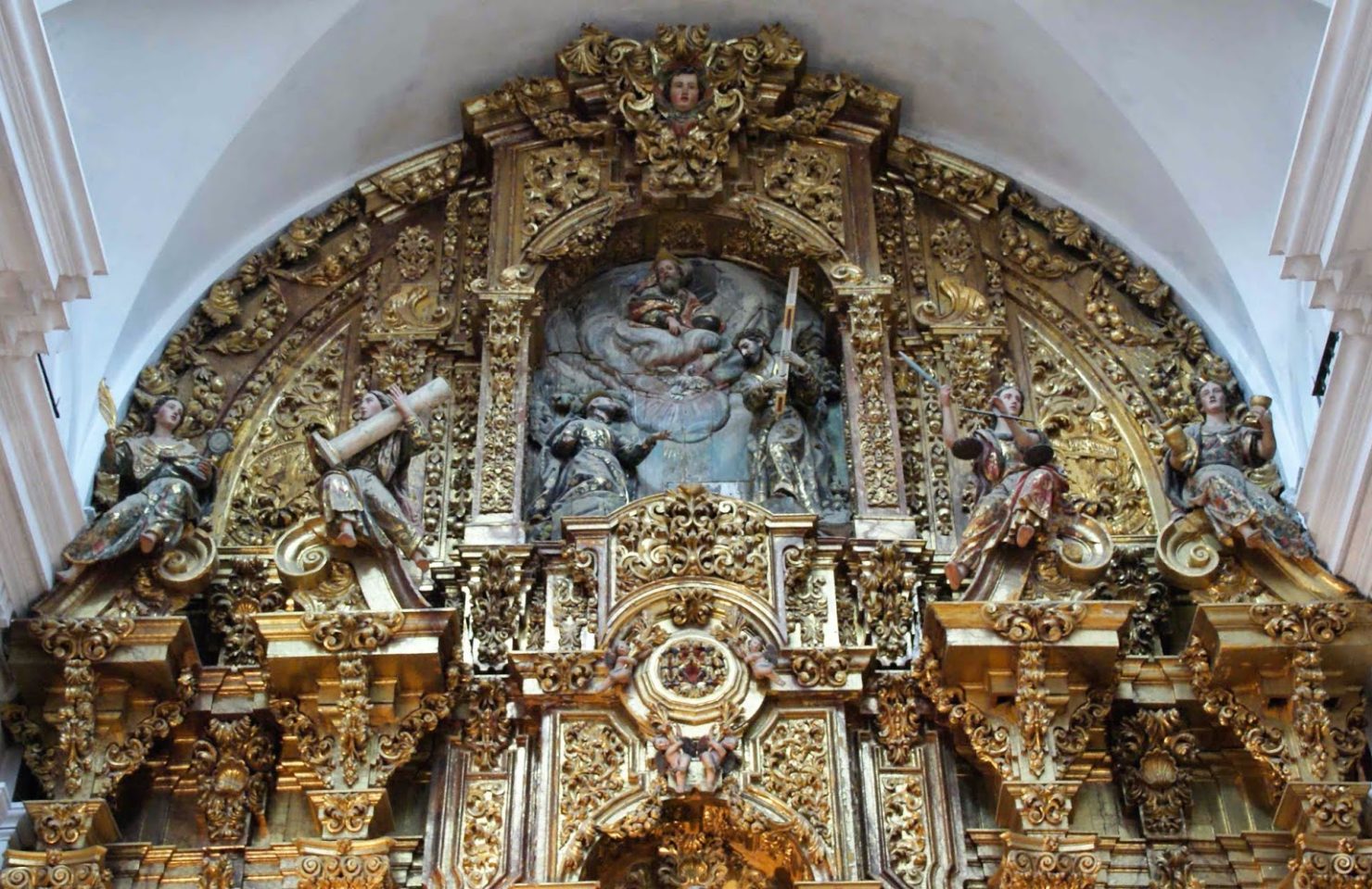 31-30Atico-La vision de la storta de S ignacio de Loyola y las 4 alegorias