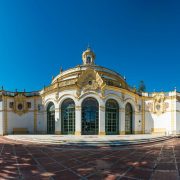 El teatro Lope de Vega de Sevilla se encuentra situado en la avenida de María Luisa (junto al parque de María Luisa). Su construcción data del año 1929. El teatro está en un gran edificio que incluye un "Gran Salón de Fiestas" con varias dependencias, conocido como Casino de la Exposicón, construido para la Exposición Iberoamericana.